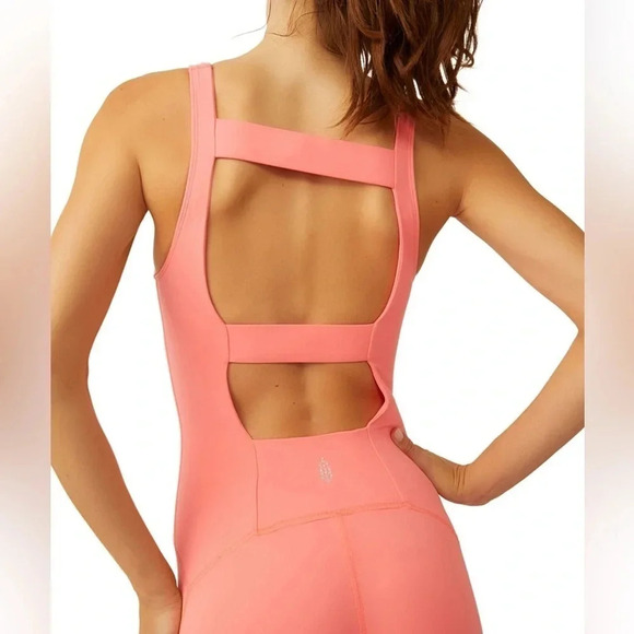 FP MOVEMENT BY FREE PEOPLE NWT NEVER BETTER STRAPPY BACK JUMPSUIT - Picture 5 of 9